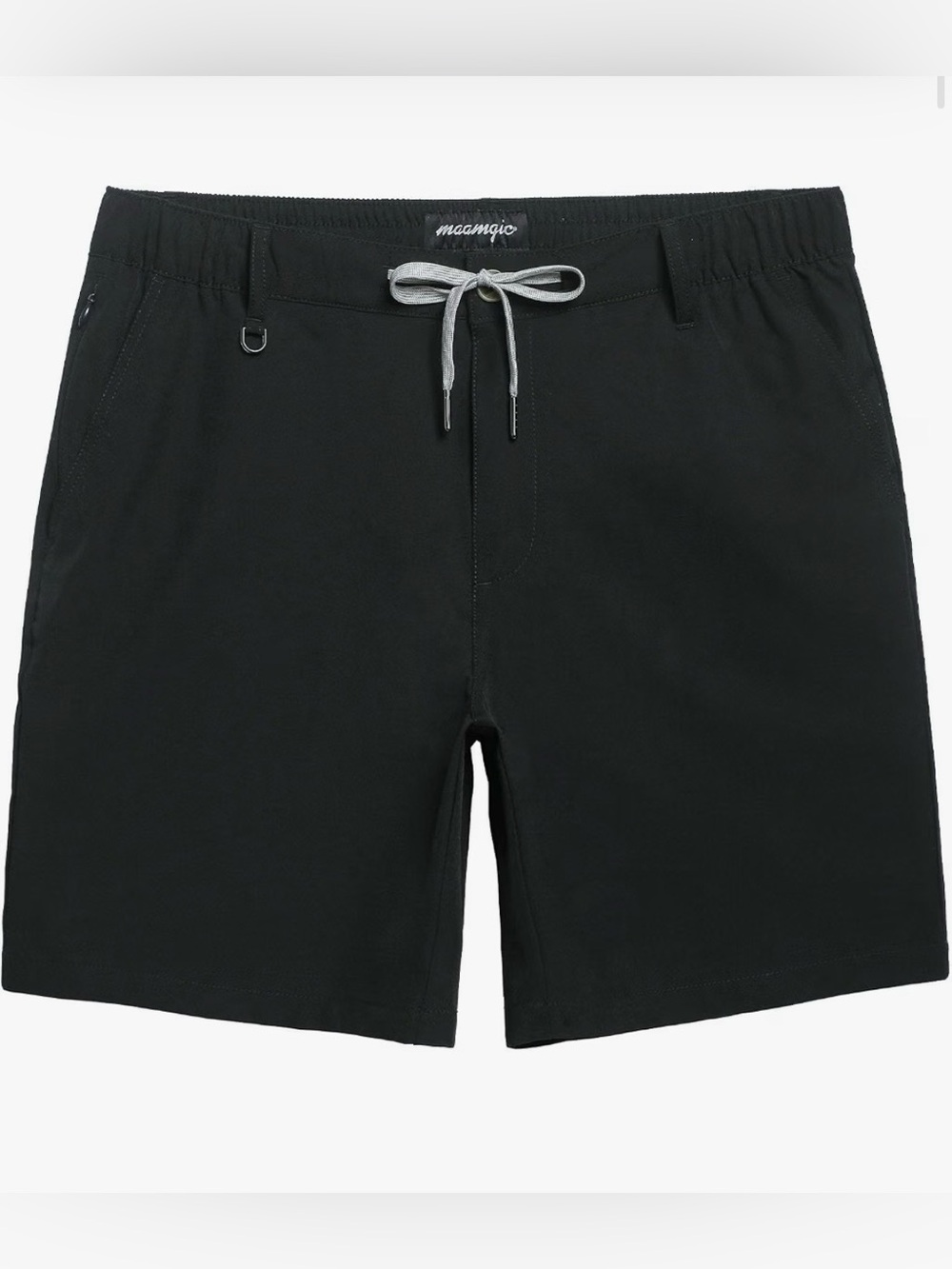 Men's Black Maamgic 7 inch Shorts, classic fit, quick dry, multi pocket, XXL